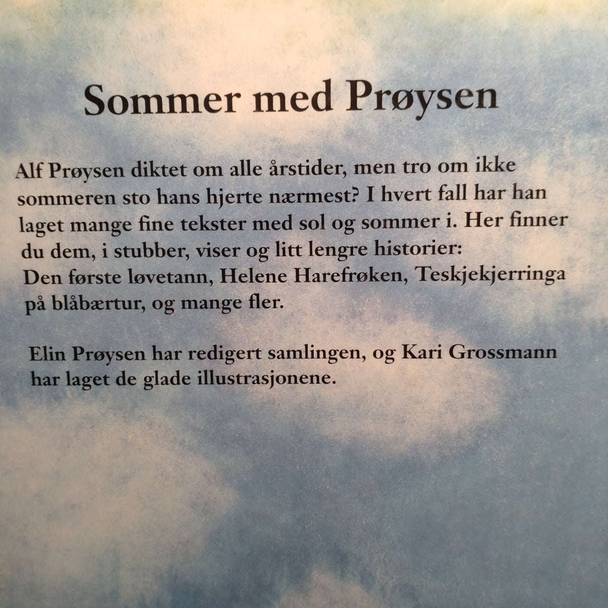 Nå skinner sola i vinduskarmen. Brukte bøker av Alf Prøysen