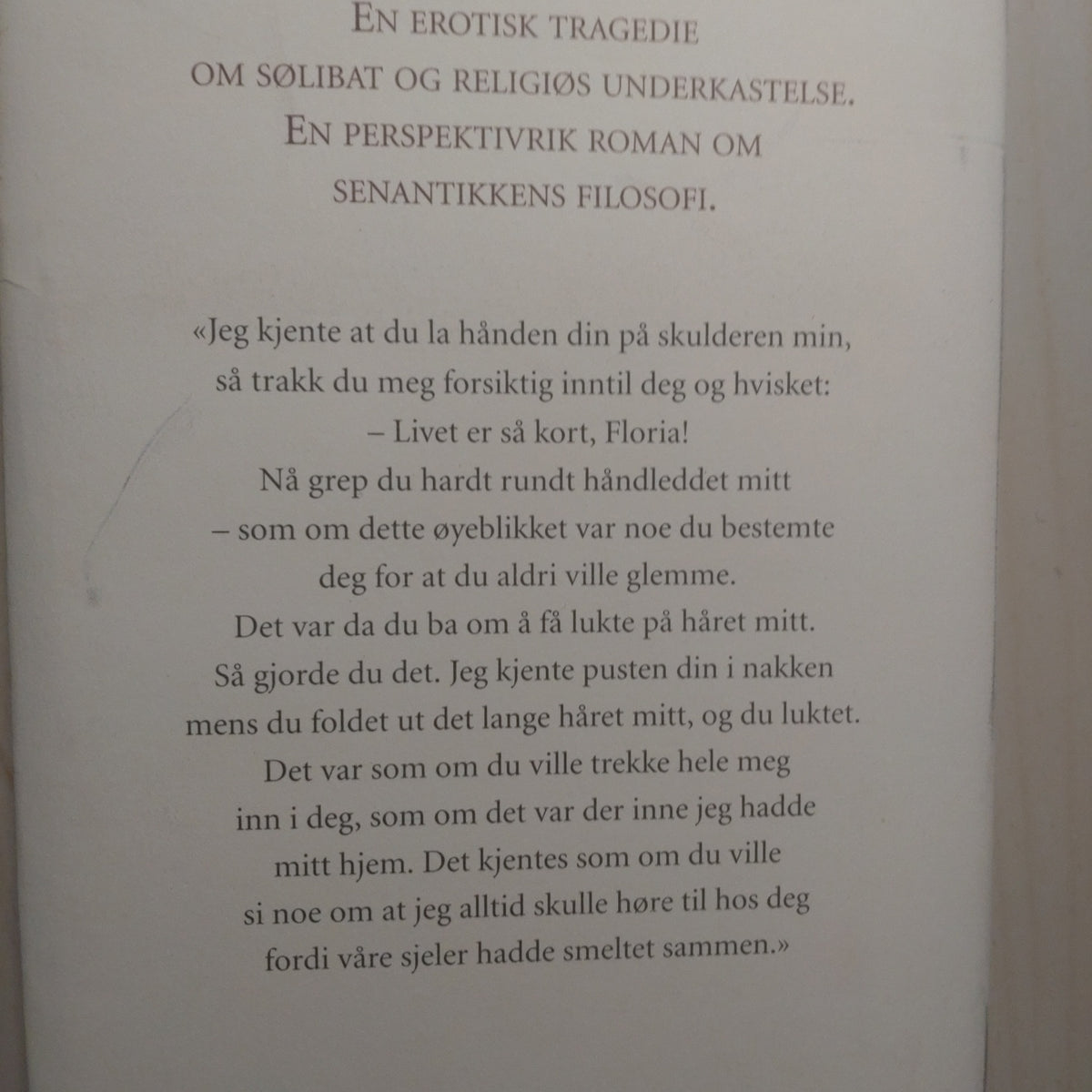 Gaarder, Jostein: Vita brevis