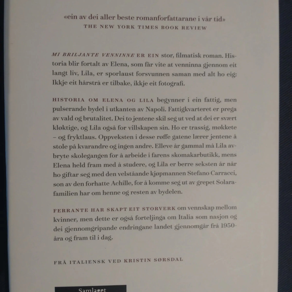 Ferrante, Elena: Napolikvartetten 1 - Mi briljante venninne