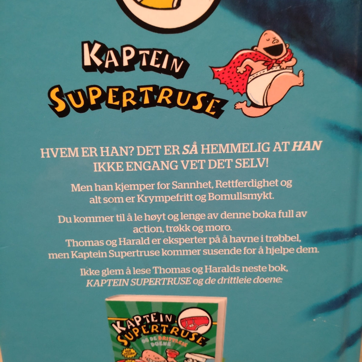 Pilkey, Dav: Kaptein Supertruse og de rampete robotene (1)