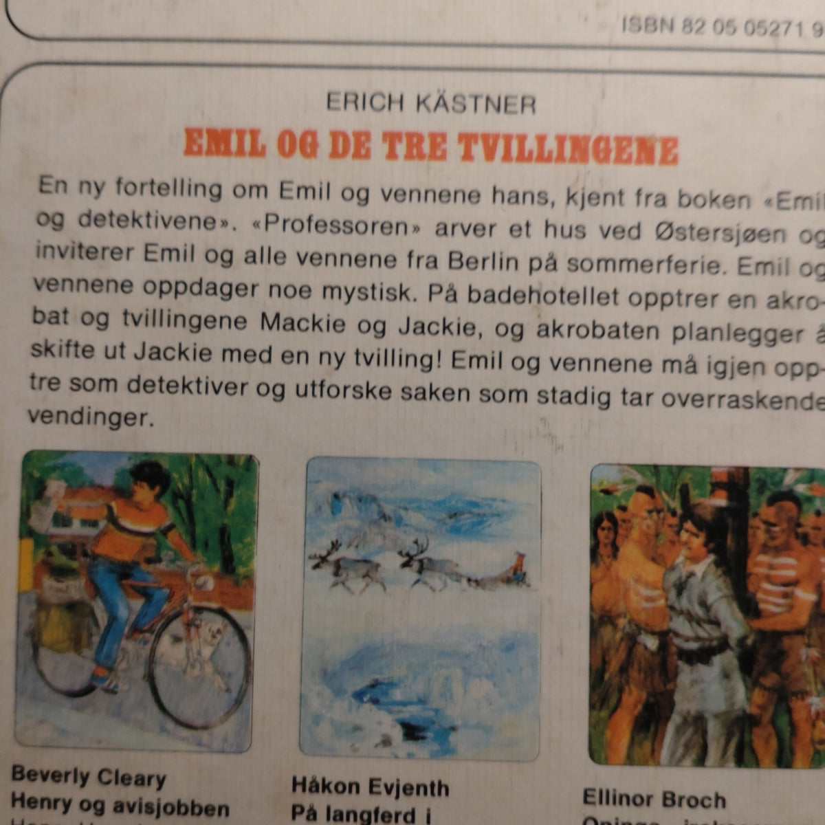 Kästner, Erich: Emil og de tre tvillingene