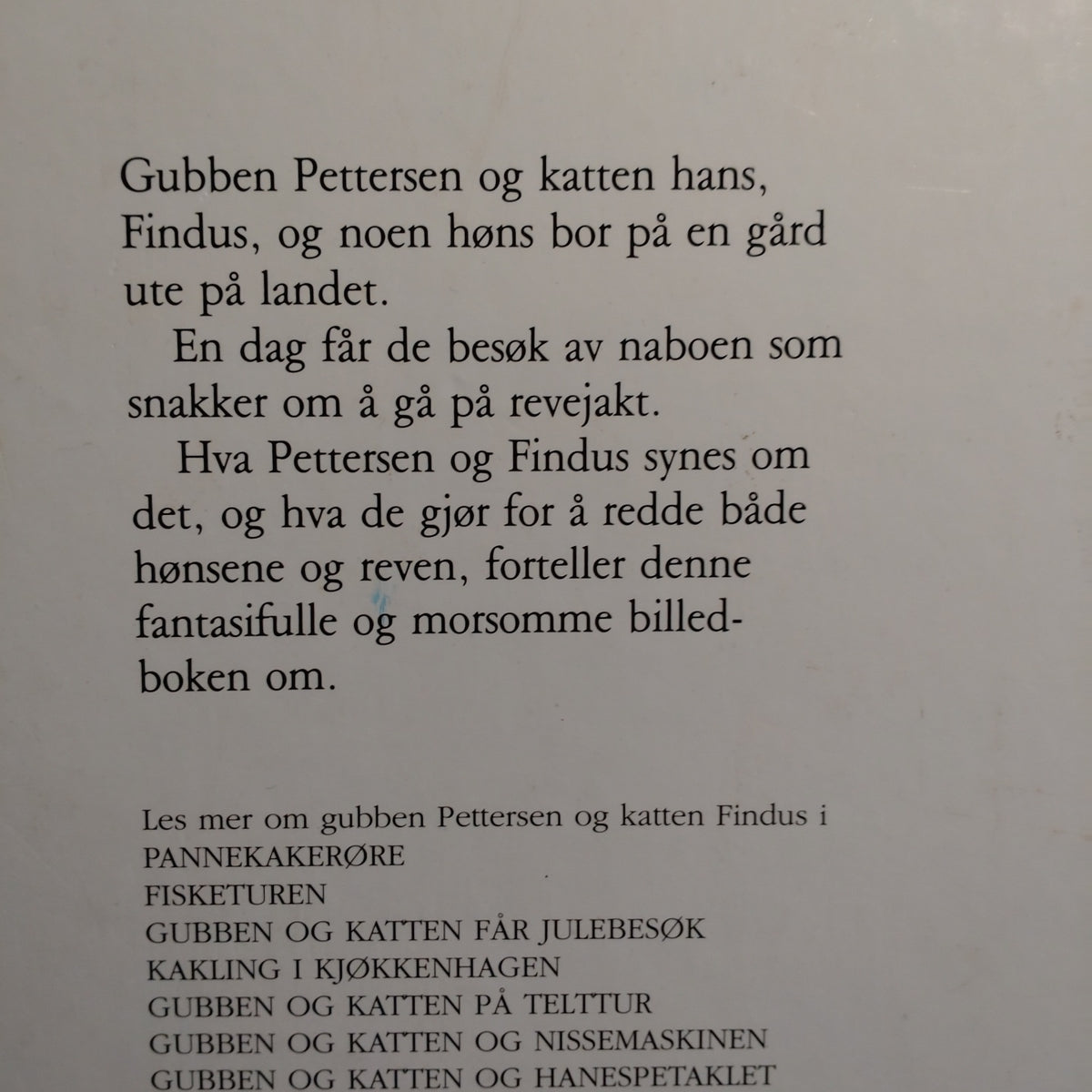 Nordqvist, Sven: Revejakten