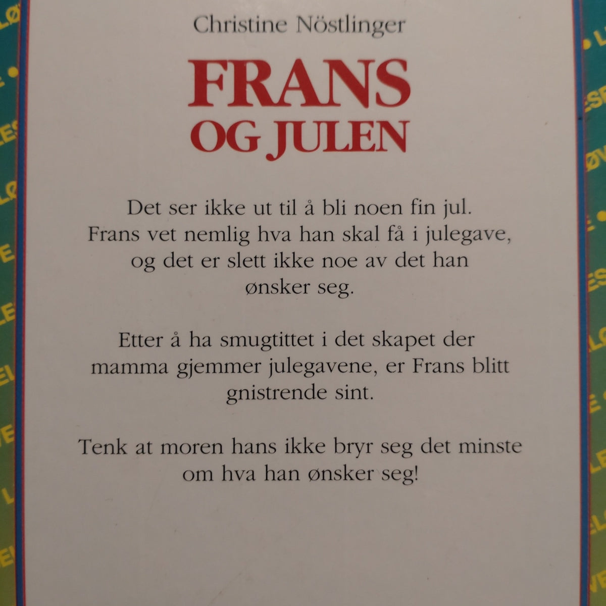 Nöstlinger, Christine: Frans og julen