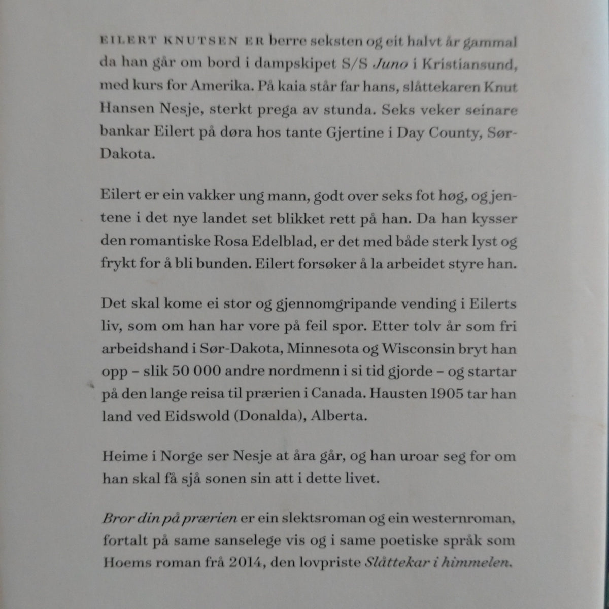 Hoem, Edvard: Familien fra Rekneslia 2 - Bror din på prærien