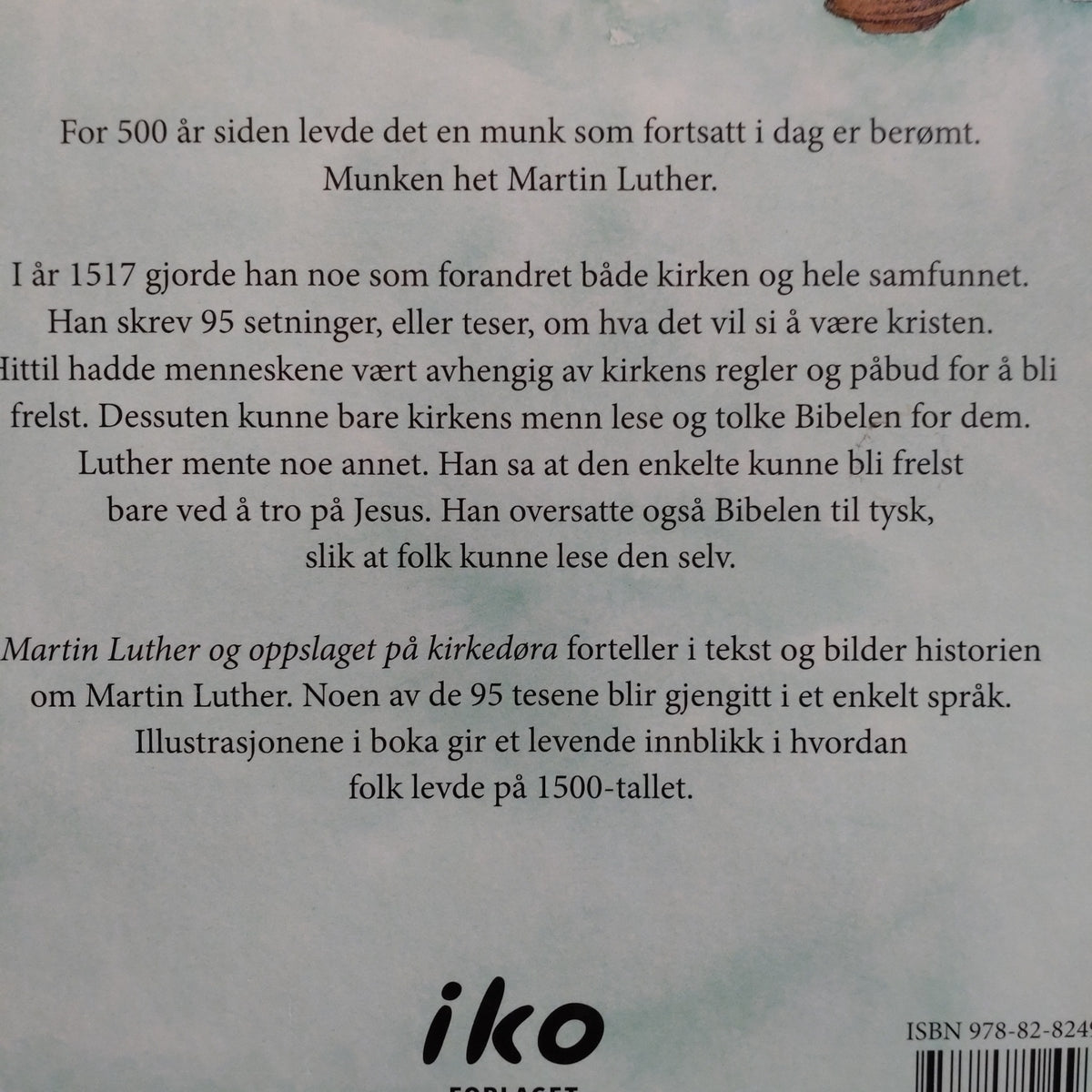 Roth-Beck, Meike: Martin Luther og oppslaget på kirkedøra