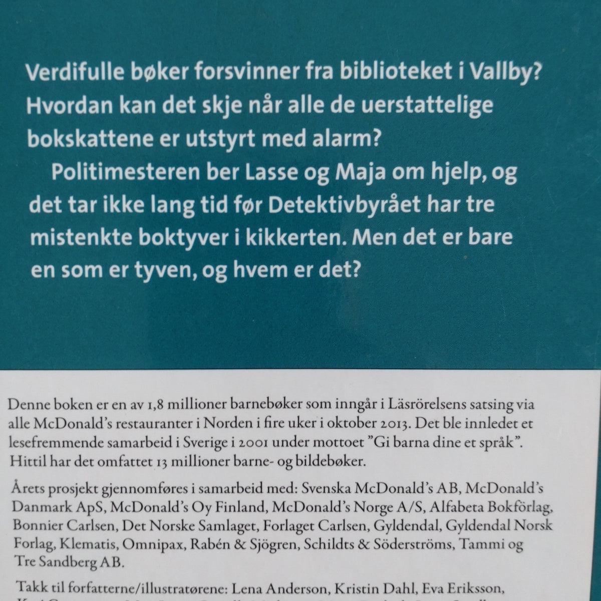 Widmark, Martin: Bibliotekmysteriet