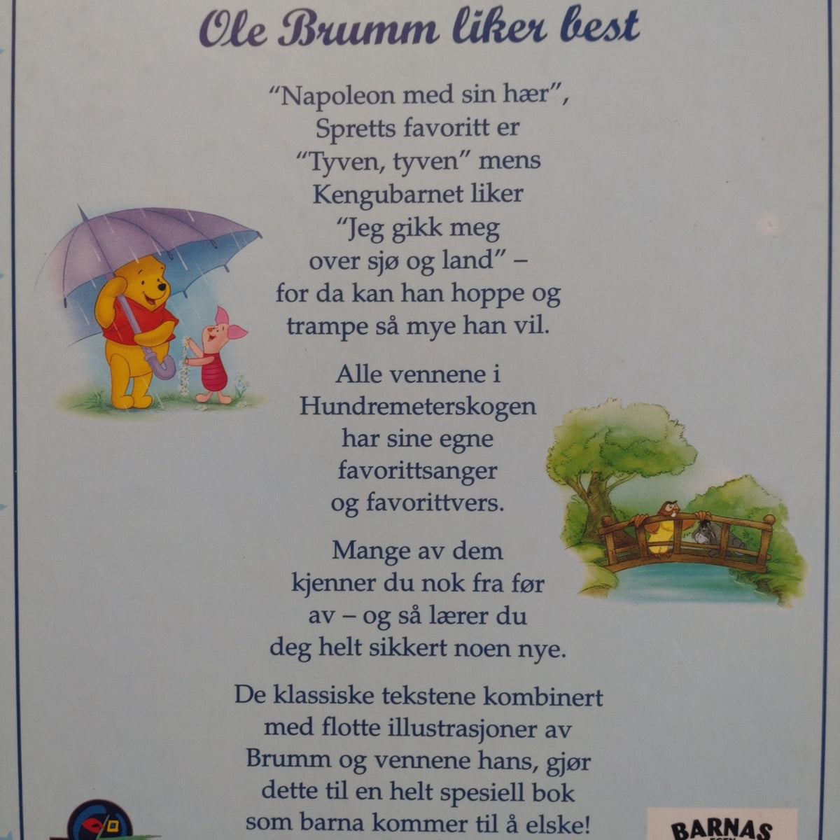 Disney's: Viser og vers med Ole Brumm