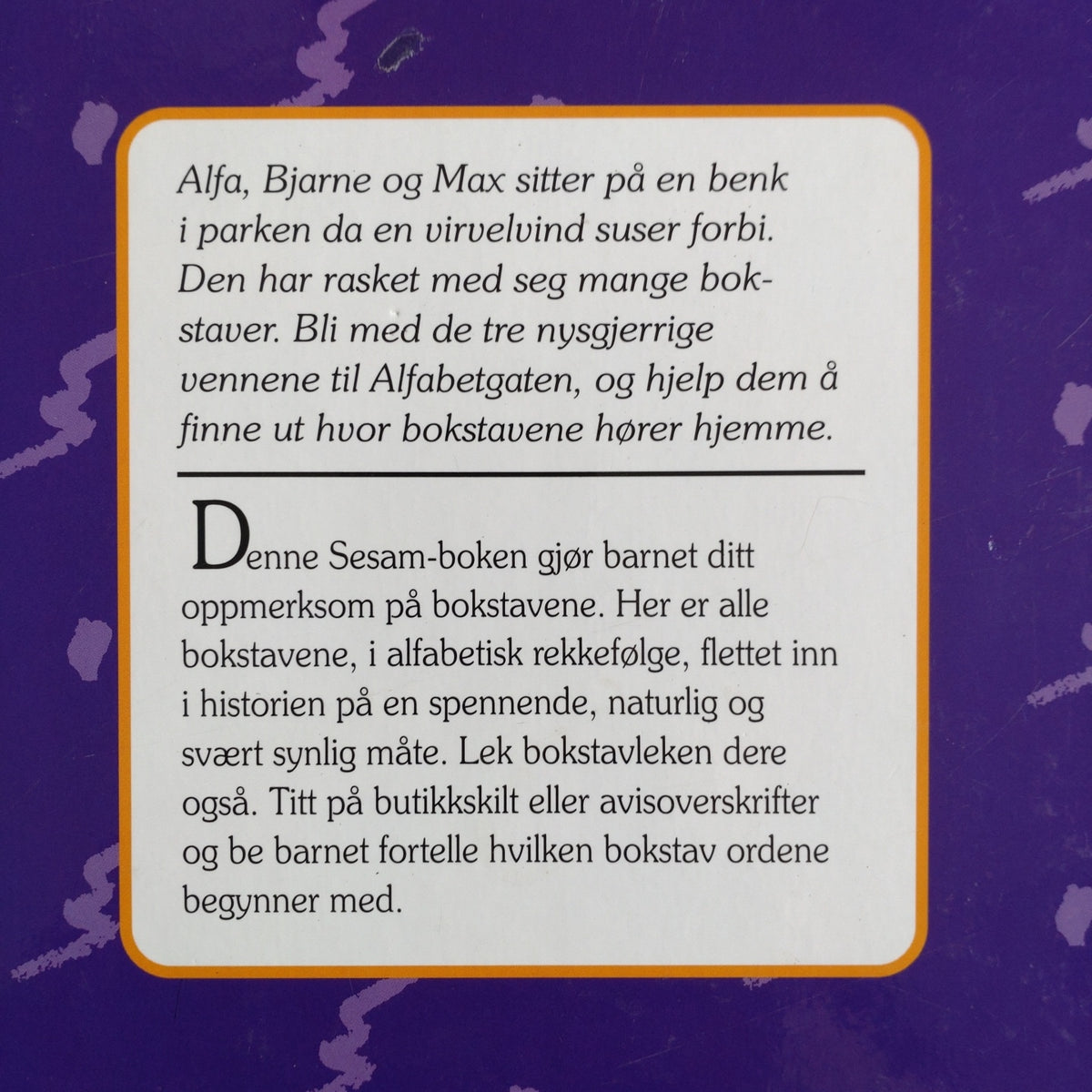 Sesam stasjon - Alfas alfabet