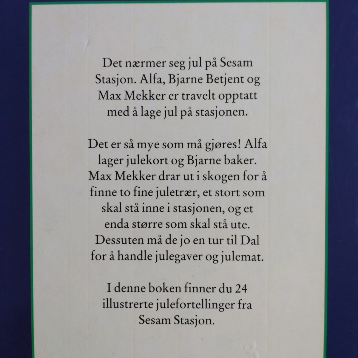Skeie, Eyvind: Jul på Sesam Stasjon
