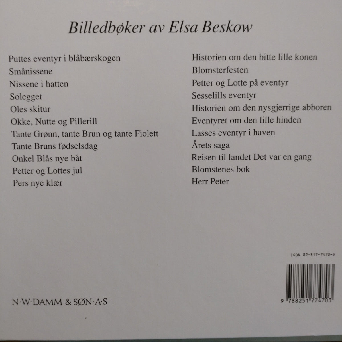 Beskow, Elsa: Pers nye klær