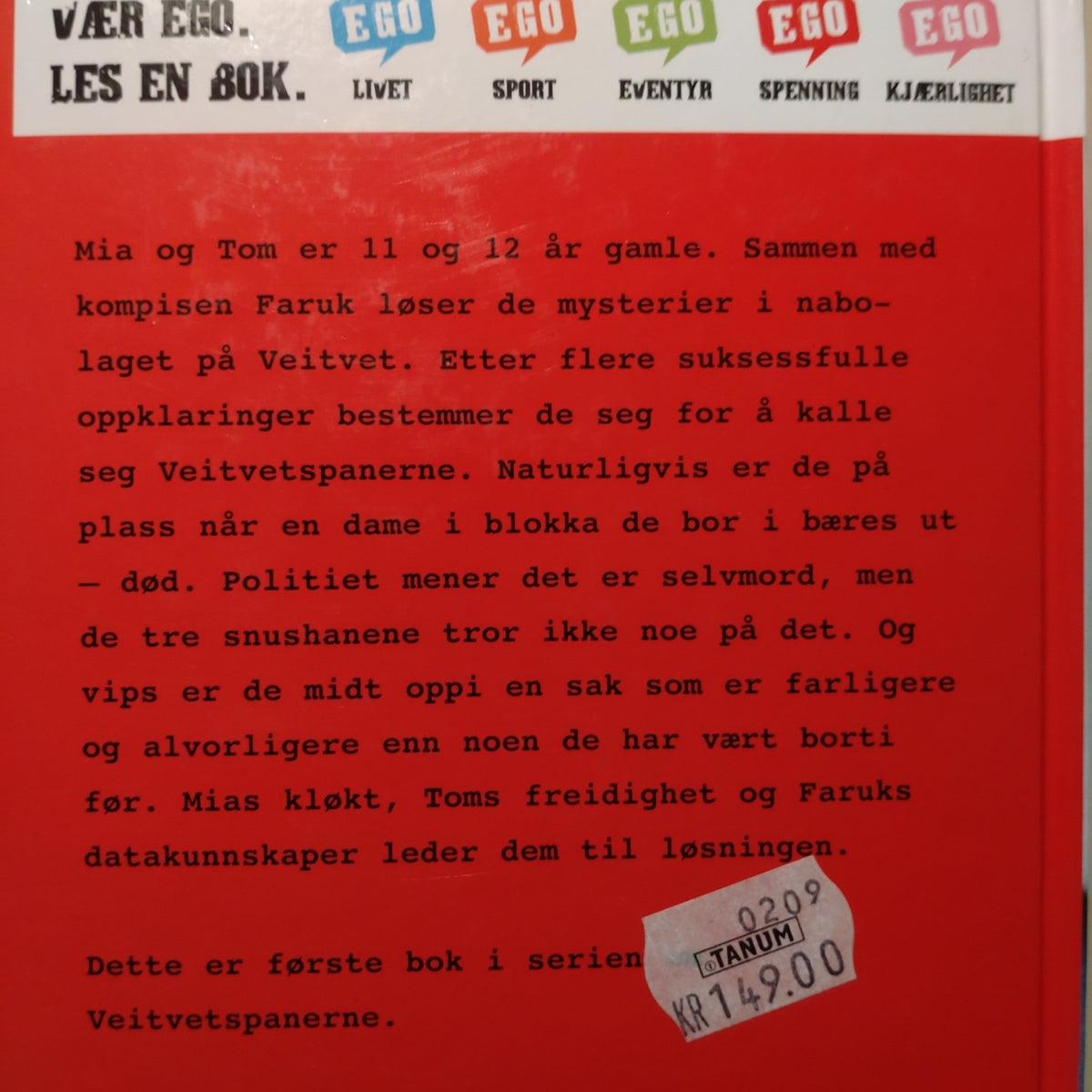 Hagen, Guri B.: Dødelig dose - Veitvetspanerne 1