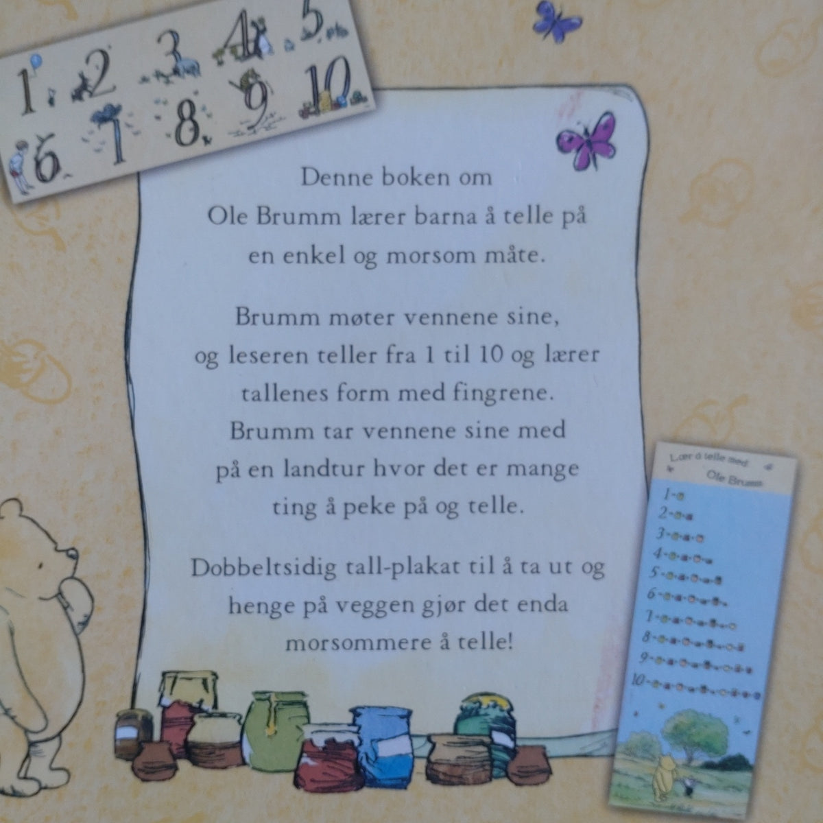 Lær å telle med Ole Brumm