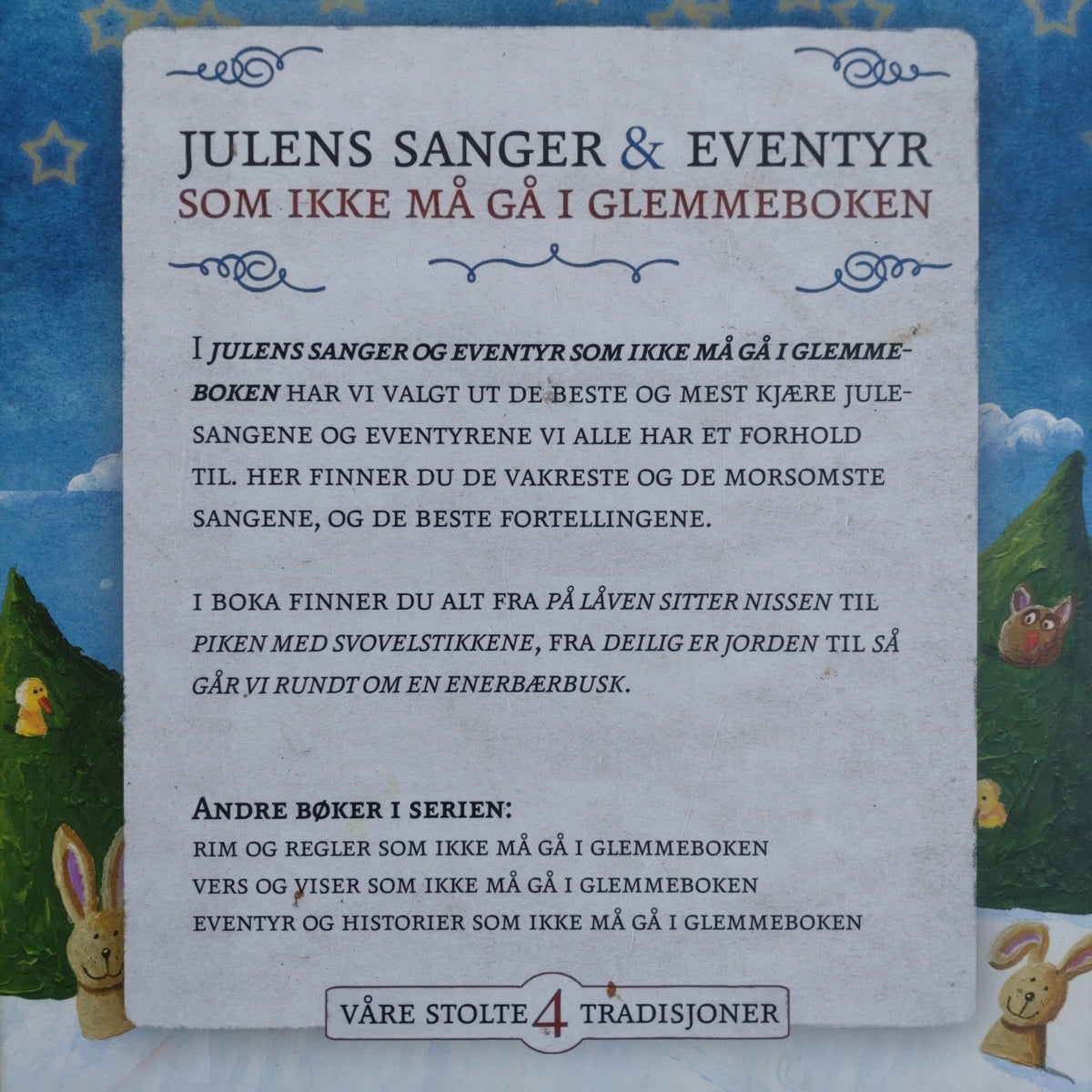 Julens sanger og eventyr som ikke må gå i glemmeboken