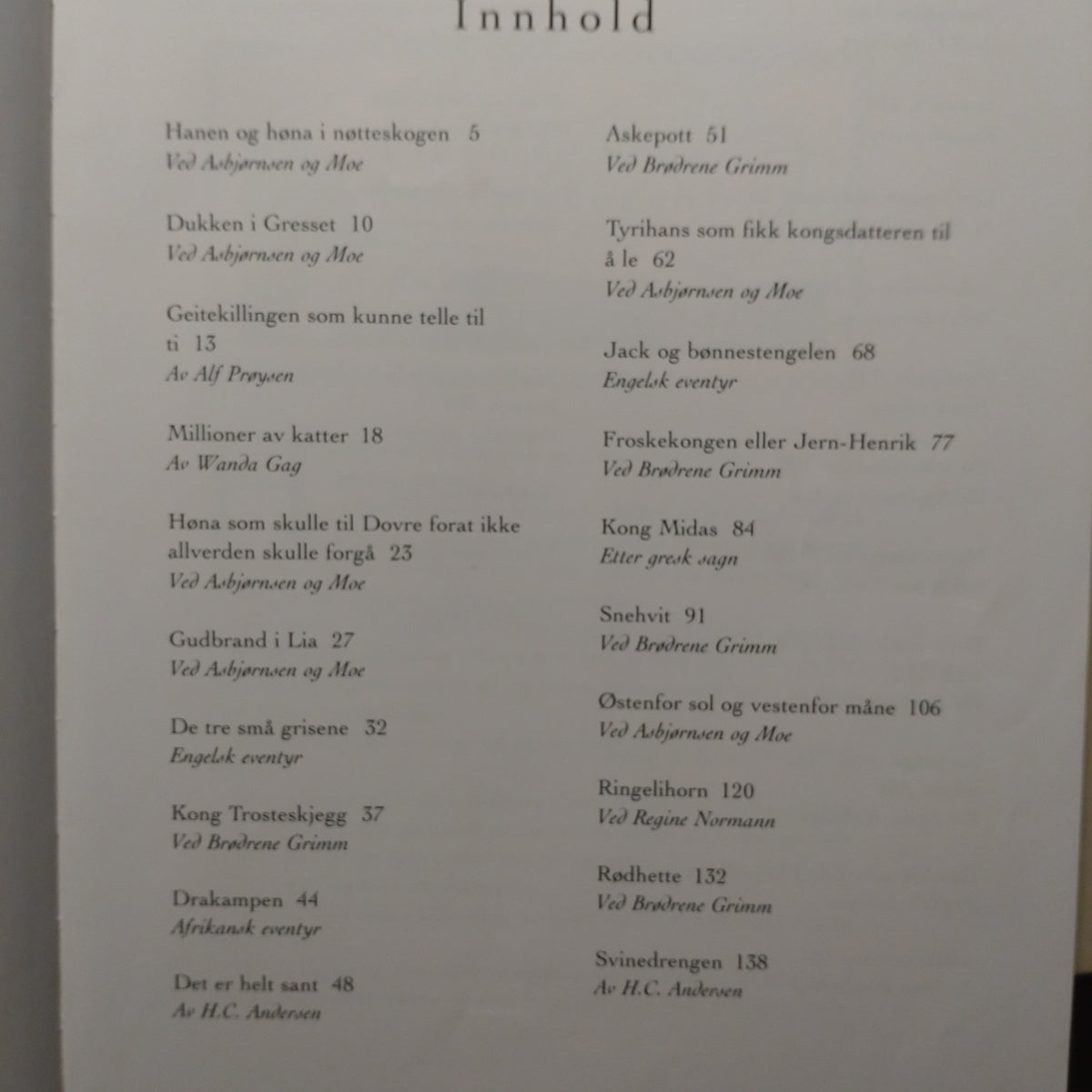 Opsahl, Turid: Den store eventyrboka