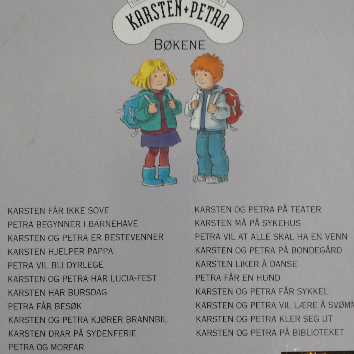 Bringsværd, Tor Åge: Karsten + Petra - På biblioteket