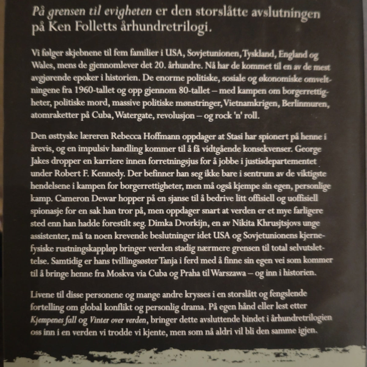 Follett, Ken: På grensen til evigheten - Århundretrilogien 3