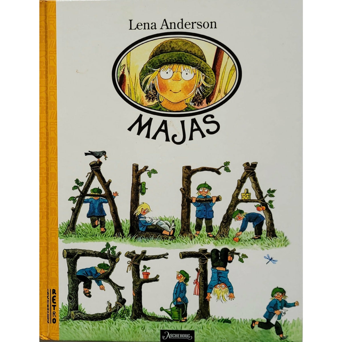 Majas alfabet, brukte bøker av Lena Anderson