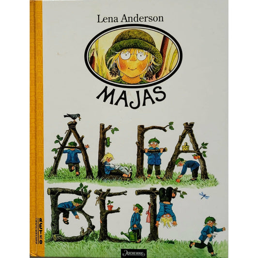 Majas alfabet, brukte bøker av Lena Anderson