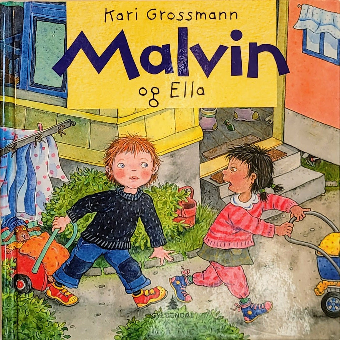 Malvin og Ella, brukte bøkeur av Kari Grossmann 