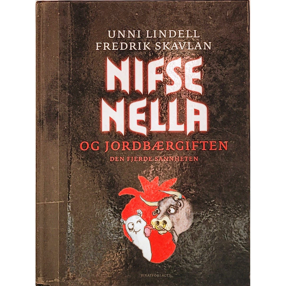 Nifse Nella og jordbærgiften - Den fjerde sannheten, brukte bøker av Unni Lindell og Fredrik Skavlan