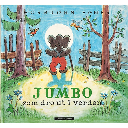 Jumbo som dro ut i verden, brukte bøker av Thorbjørn Egner