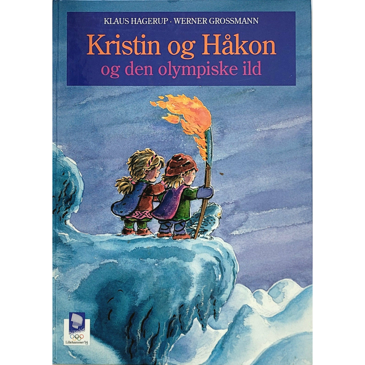 Kristin og Håkon og den olympiske ild, brukte bøker av Klaus Hagerup og Werner Grossmann