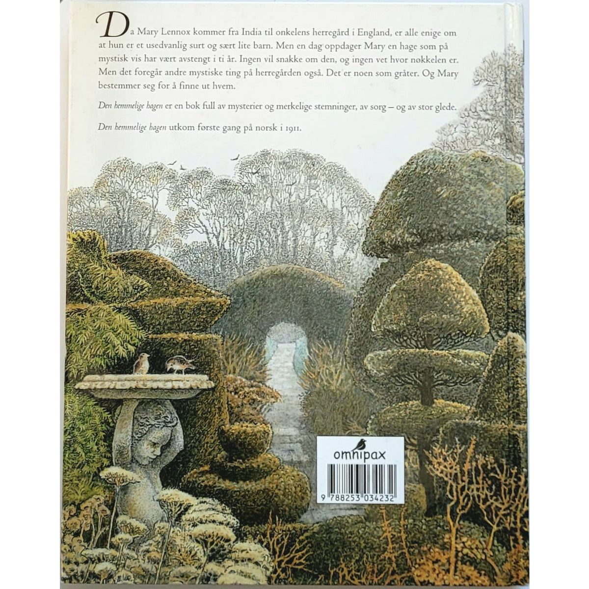 Den hemmelige hagen av Frances Hodgson Burnett, Brukt bok