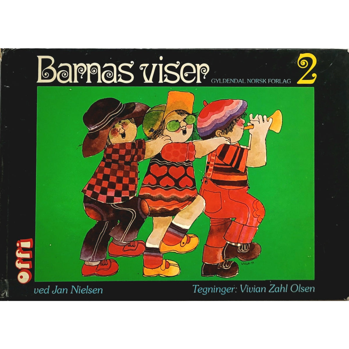 Barnas viser, brukte bøker av Jan Nielsen og Vivian Zahl Olsen