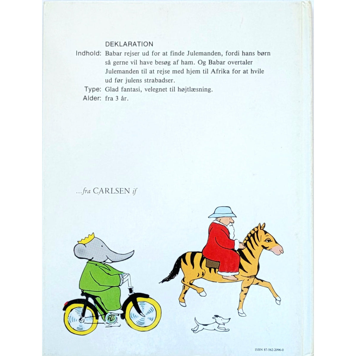 Brunhoff, Jean de: Babar og Julemanden