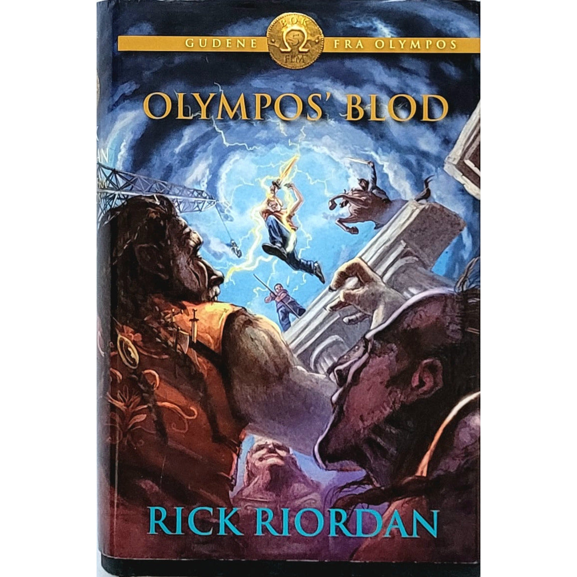 Gudene fra Olympos 5 - Olympos' blod, brukte bøker av Rick Riordan