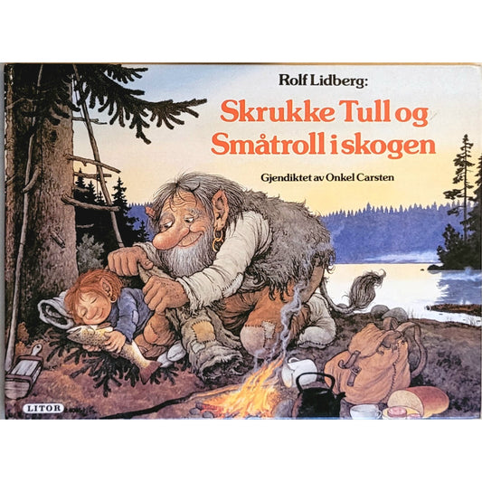 Skrukke Tull og Småtroll i skogen - Brukte bøker av Rolf Lidberg, billedbøker, barnebøker