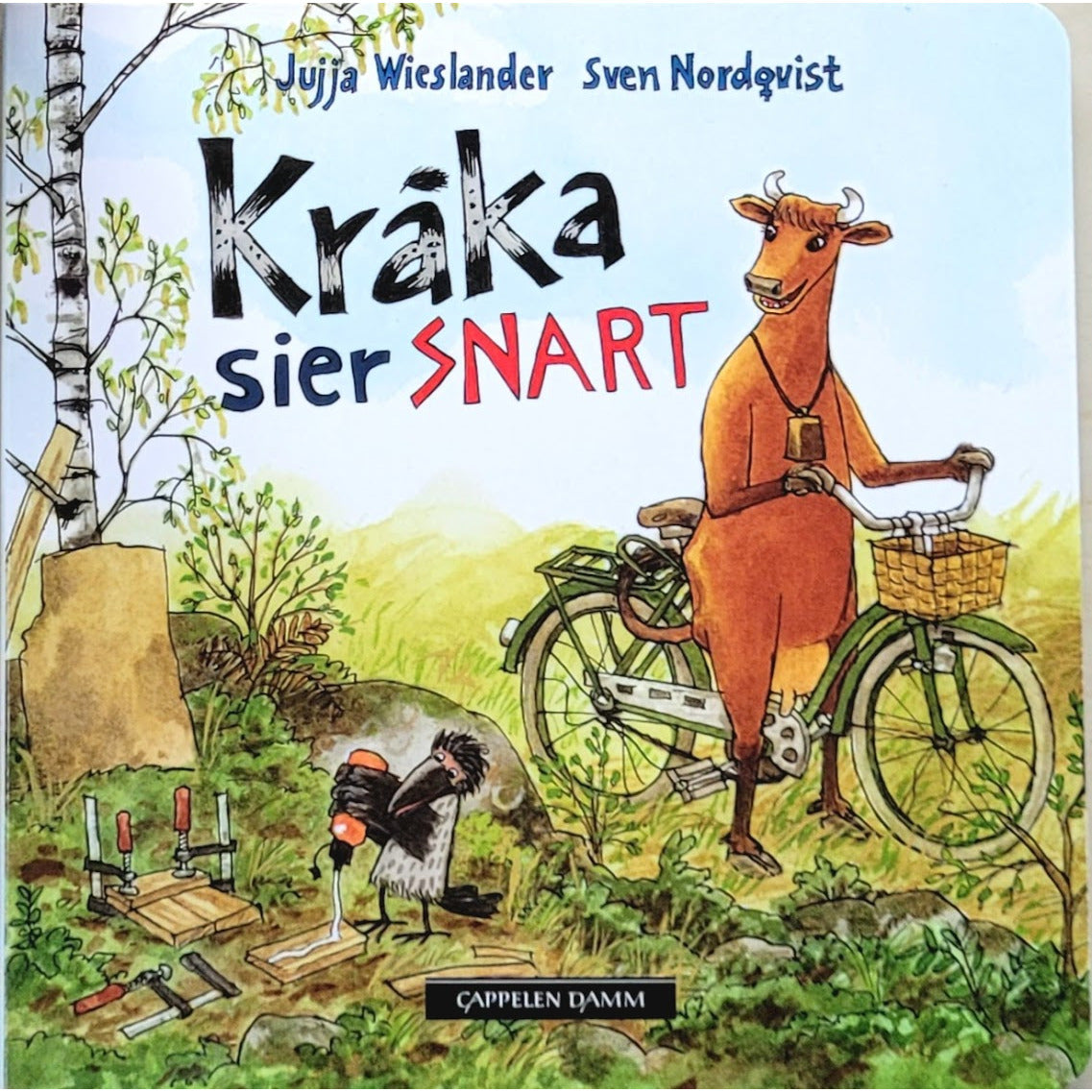 Kråka sier snart, Brukte barnebøker av Jujja Wieslander og Sven Nordqvist