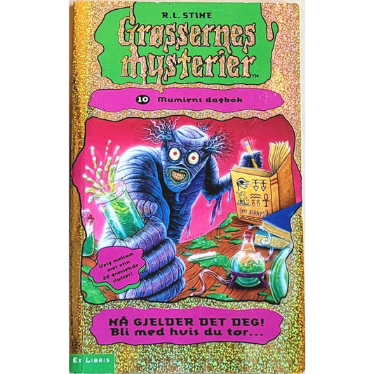 Grøssernes mysterier 10 - Mumiens dagbok - Brukte bøker av R.L. Stine