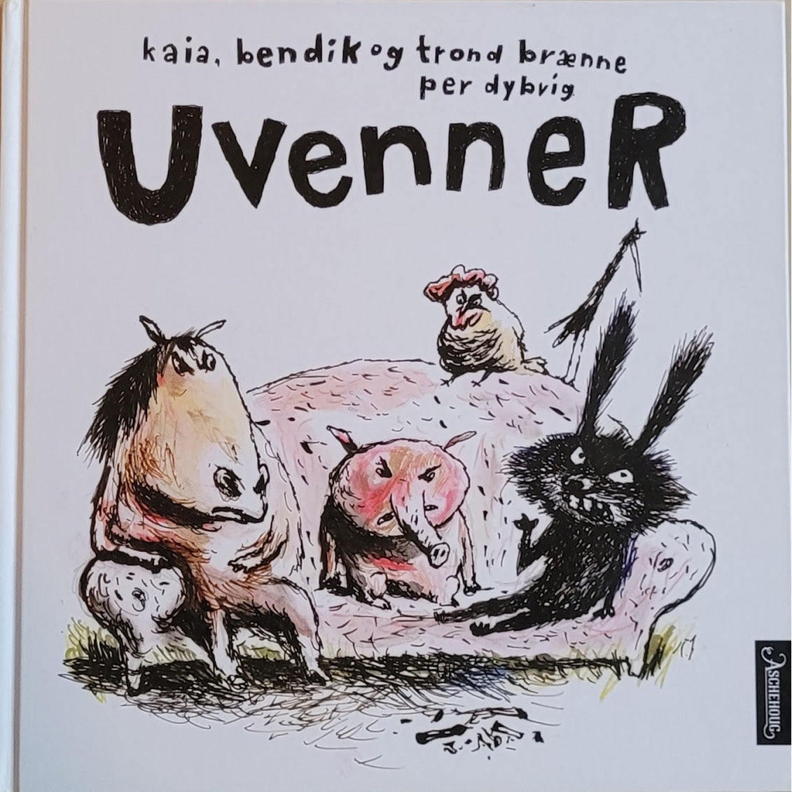 Dyra på gården 2 - Uvenner, brukte bøker av Kaia, Bendik og Trond Brænne og Per Dybvig