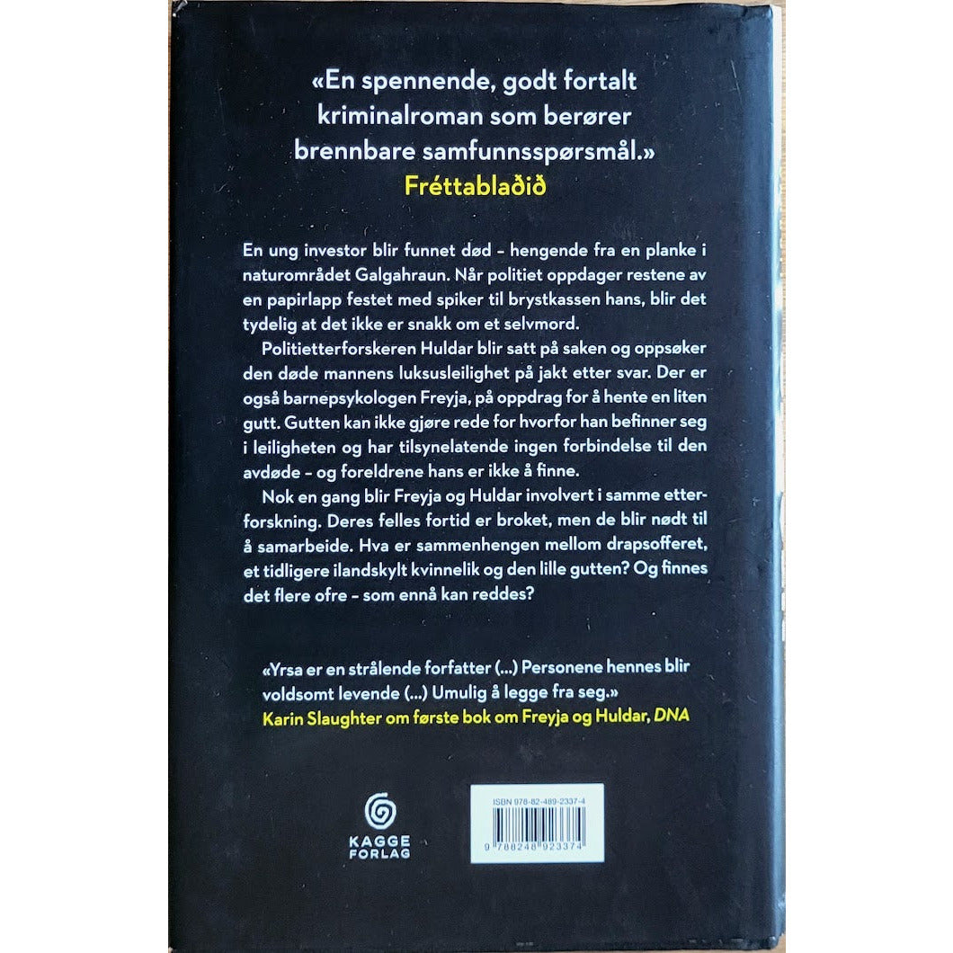 Sigurdadóttir, Yrsa: Huldar og Freyja 4 - Galgen