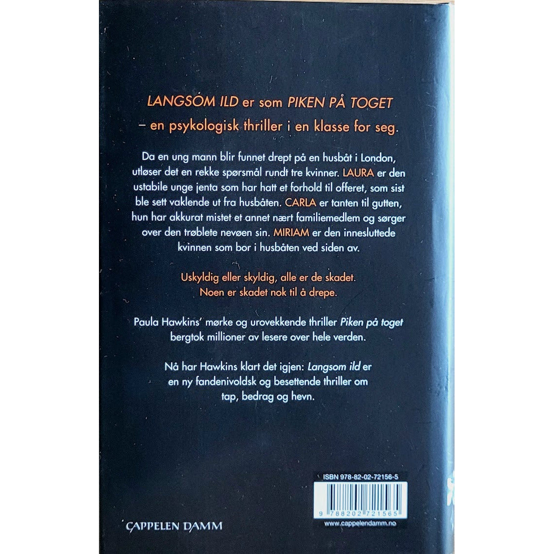 Hawkins, Paula: Langsom ild