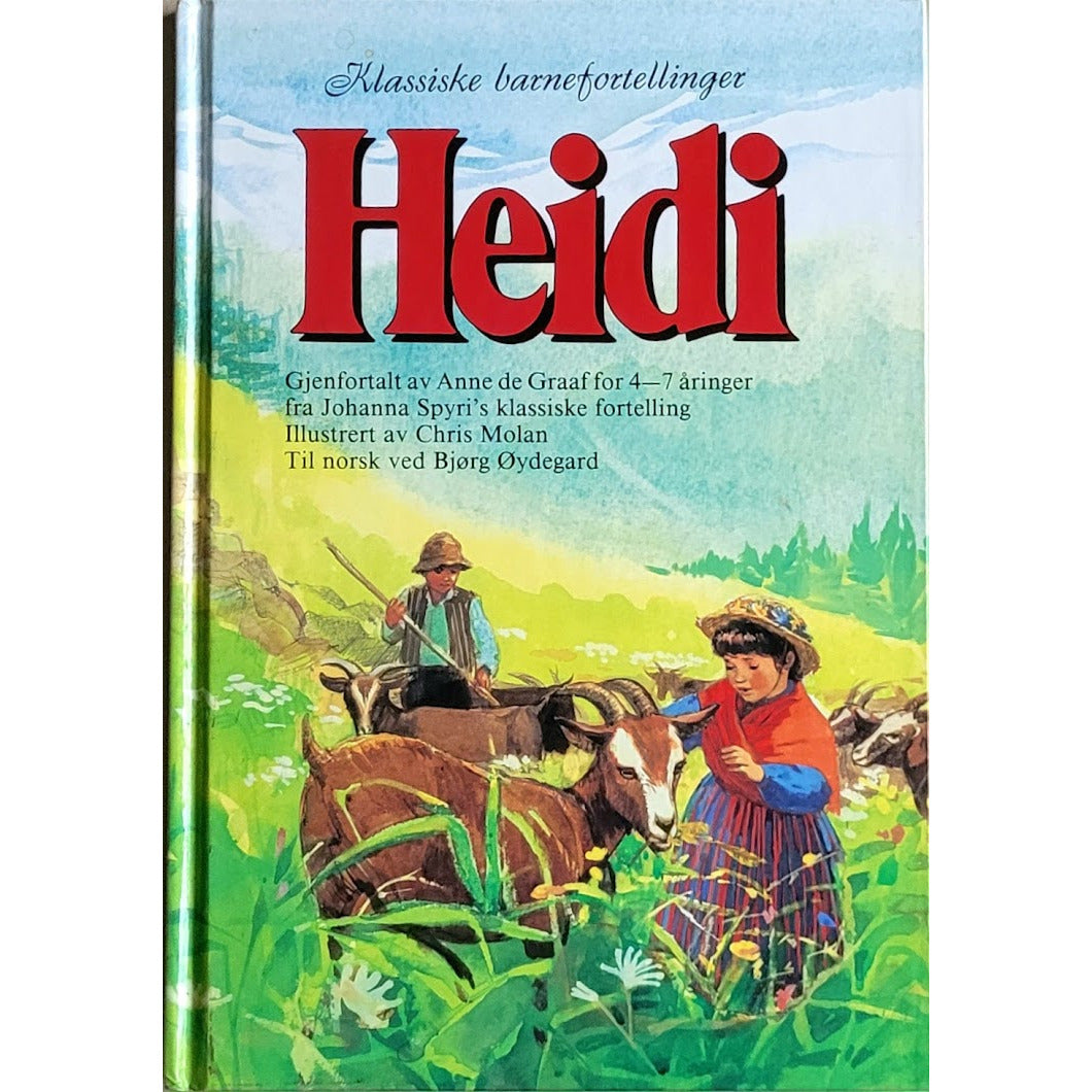 Heidi - Brukte barnebøker av Anne de Graaf og Johanna Spyri