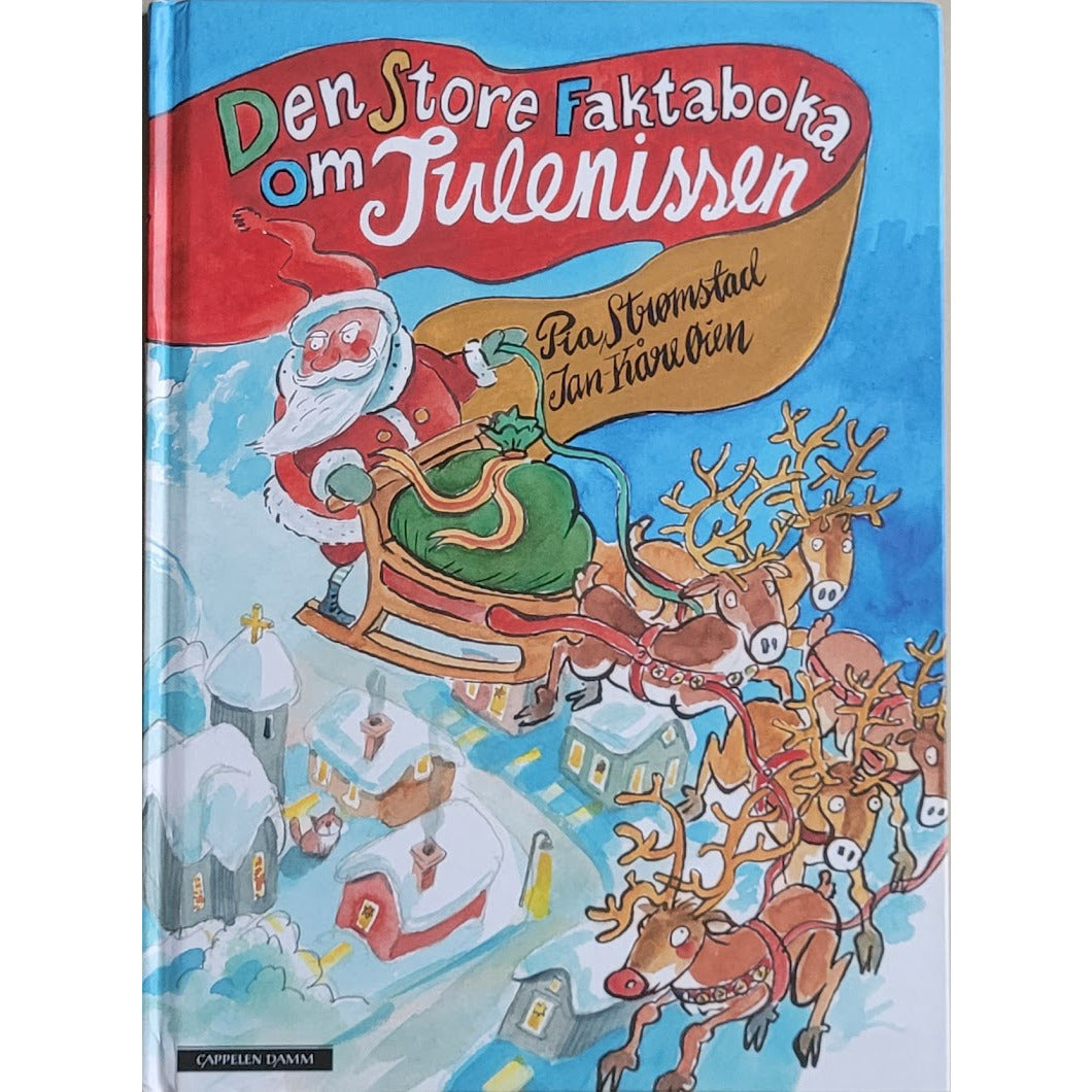 Den store faktaboka om julenissen, brukte bøker av Pia Strømstad og Jan Kåre Øien