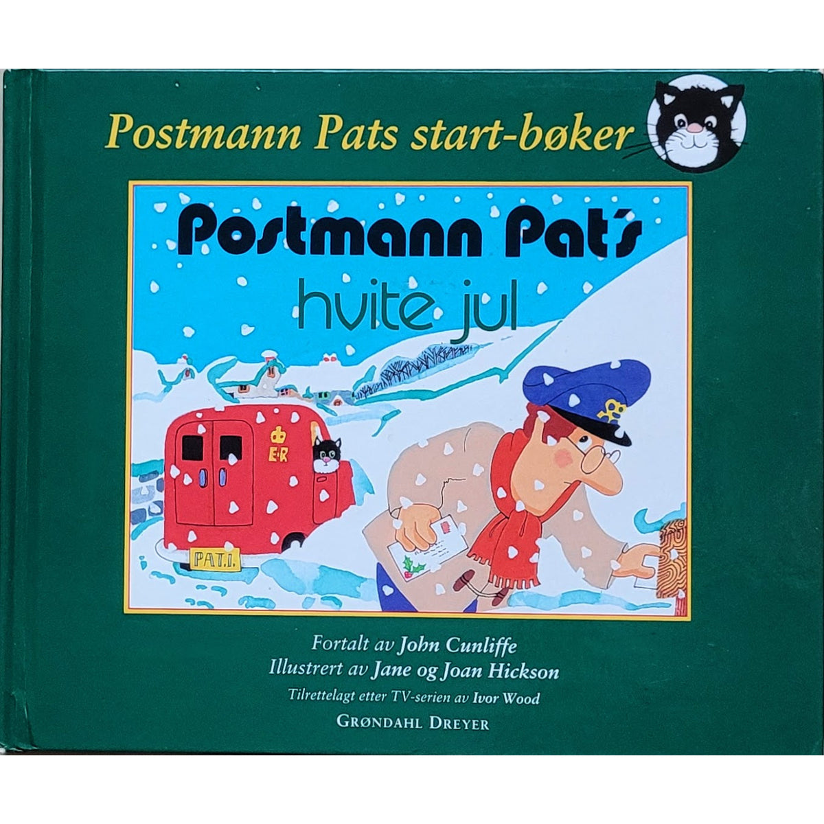 Postmann Pat's hvite jul, brukte bøker av John Cunliffe