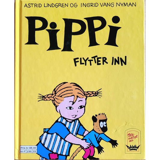 Pippi flytter inn, brukte bøker av Astrid Lindgren og Ingrid Vang Nyman