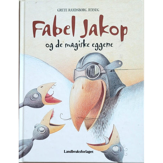 Fabel Jakop og de magiske eggene, brukt bøker av Grete Randsborg Jenseg