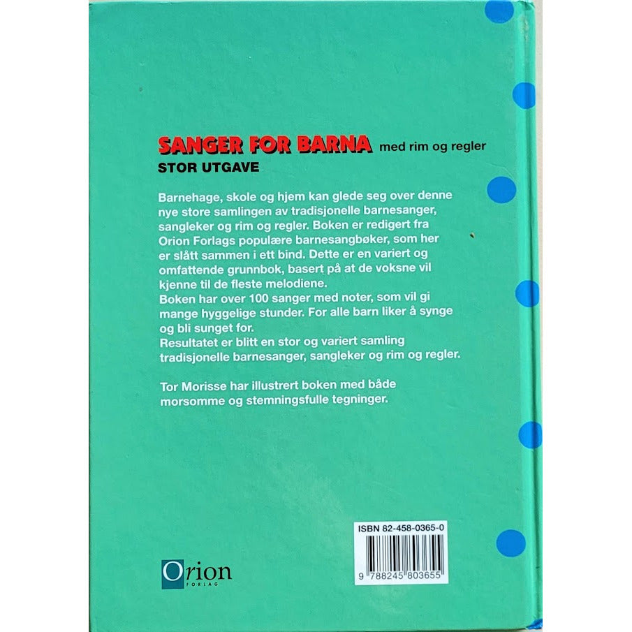 Sanger for barna