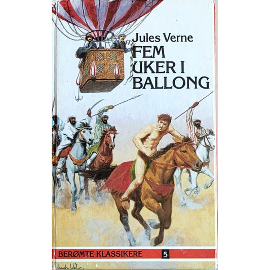 Fem uker i ballong, brukte bøker av Jules Verne