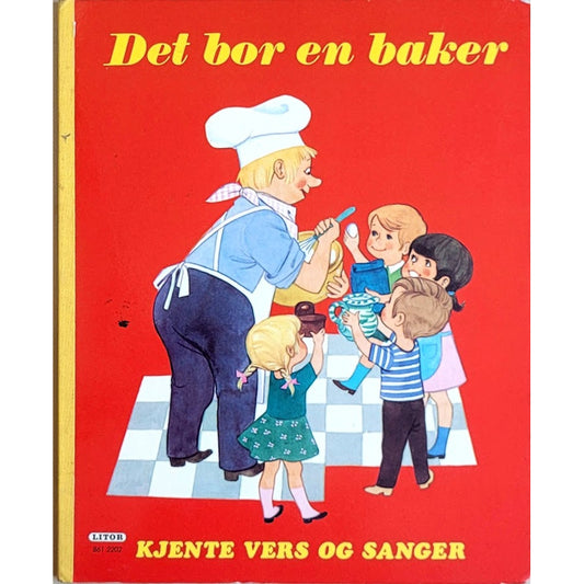 Det bor en baker - Kjente vers og sanger, brukte bøker