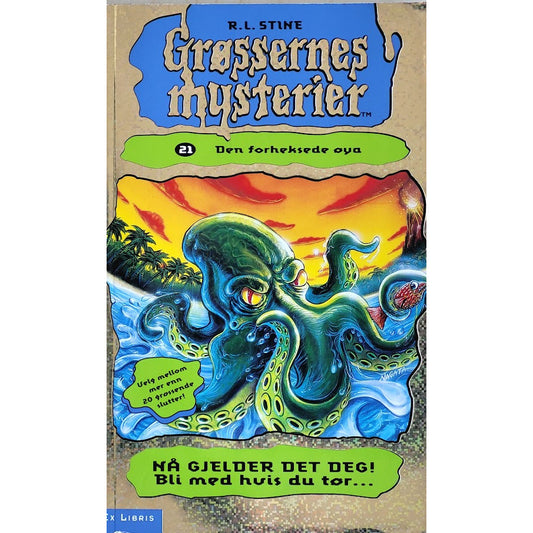 Grøssernes mysterier 21 - Den forheksede øya - Brukte bøker av R.L. Stine