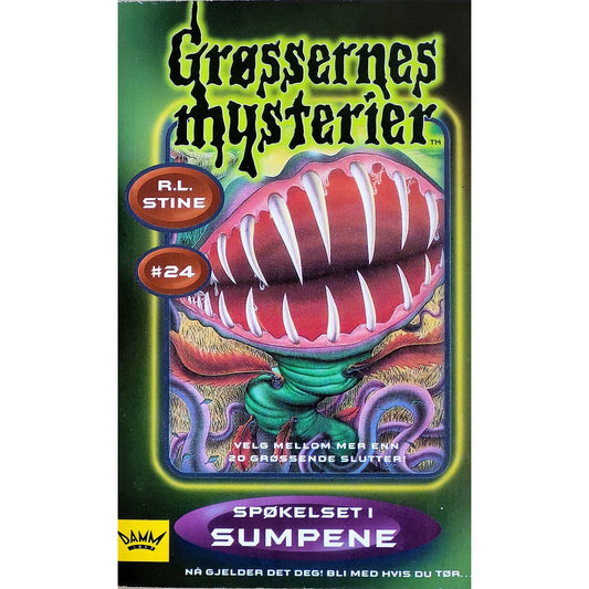 Grøssernes mysterier 24 - Spøkelset i sumpene - Brukte bøker av R.L. Stine