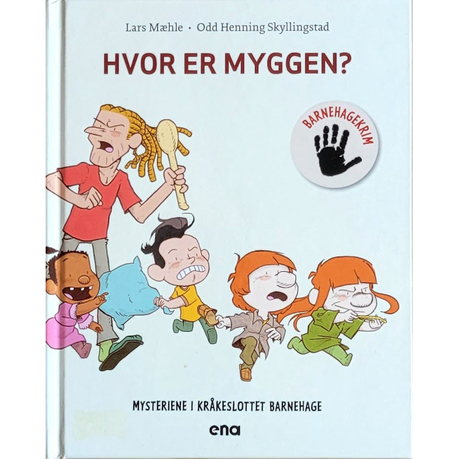 Mysteriene i Kråkeslottet barnehage - Hvor er Myggen? - brukte bøker av Lars Mæhle