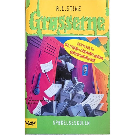Grøsserne 59 - Spøkelsesskolen, Brukte bøker av R.L. Stine