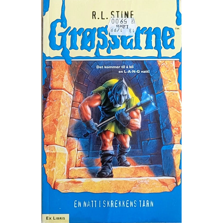 Grøsserne 27 - En natt i skrekkens tårn, Brukte bøker av R.L. Stine