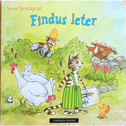 Findus leter, brukte bøker av Sven Nordqvist